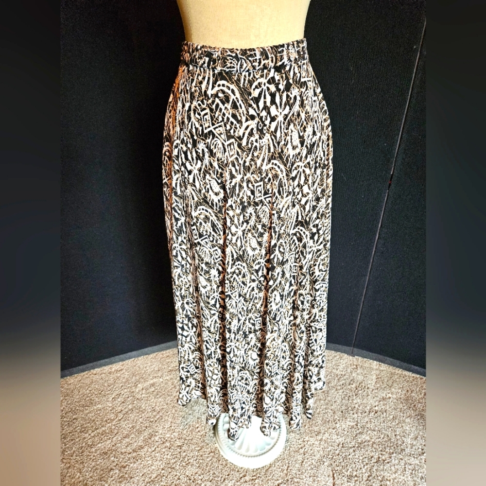 Reversible elastic-waist Skirt